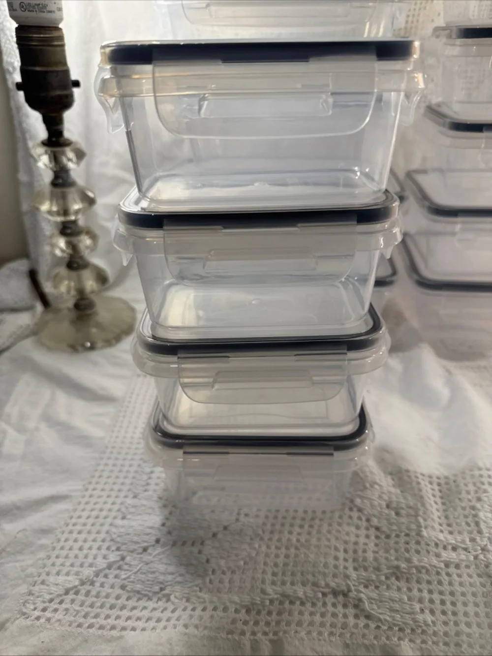 Plastic Storage Containers with snap lids